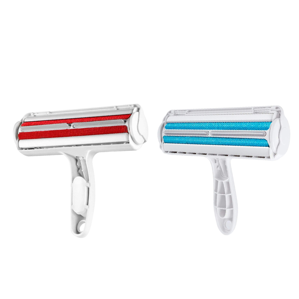 2-Way Pet Hair Roller Dog Cat Fur Hair Cleaning Animal Hair Cleaner Cat Accessories Lint Remover Brush for Furniture