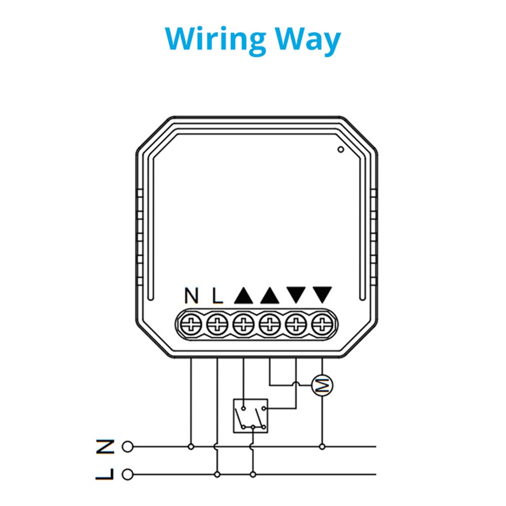 Blind Motor Smart Family Sharing Curtain Switch Module Wireless Easy Install Zigbee App Bedroom With Timer For Roller Shutter