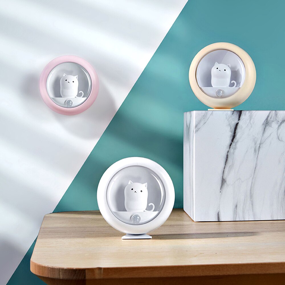 Nacht Licht Bewegung Sensor LED Lampe für freundlicher Hause Treppen Schrank Schlafzimmer Dekoration Nachtlicht Wc Beleuchtung USB Aufladbare