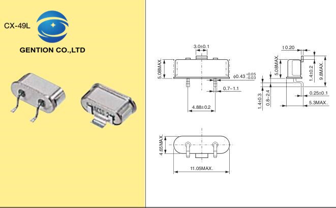 10Pcs 100% AT-51GW 8M 8Mhz 8.000Mhz Kyocera Ndk Passieve Smd Kristal Oscillator 2 Voeten automotive Grade