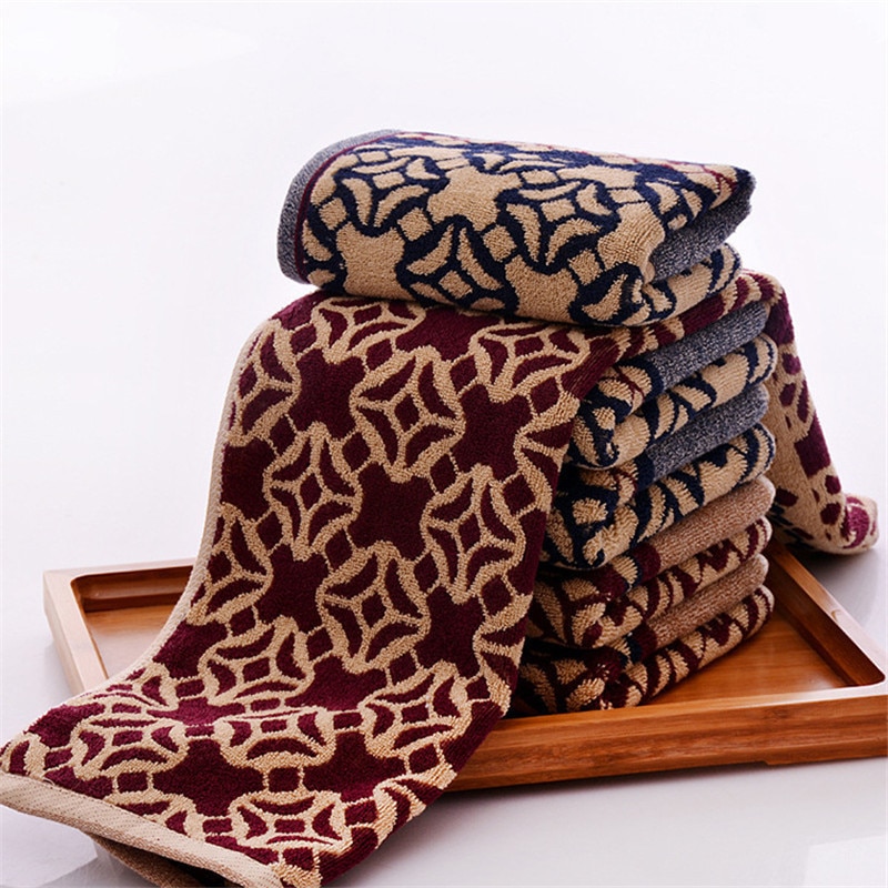 Bomuldshåndklæde 35*75cm 120g mørke tykkere håndklæde/ansigtshår håndklæder super bløde absorberende vaskeklude til voksne