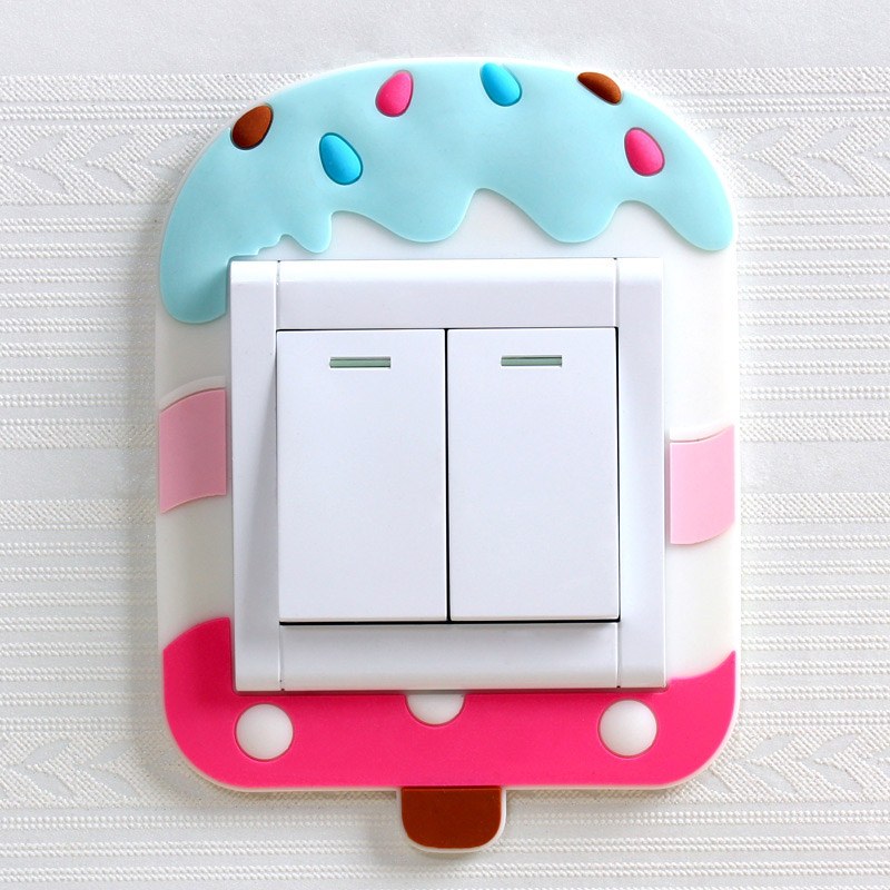 Switch Cover Outlet Wall Sticker Room Decor 3D Sil... – Vicedeal
