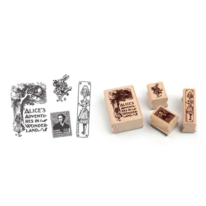 Rubber Stamp Vintage Decoration Stamp Set DIY wood Grandado