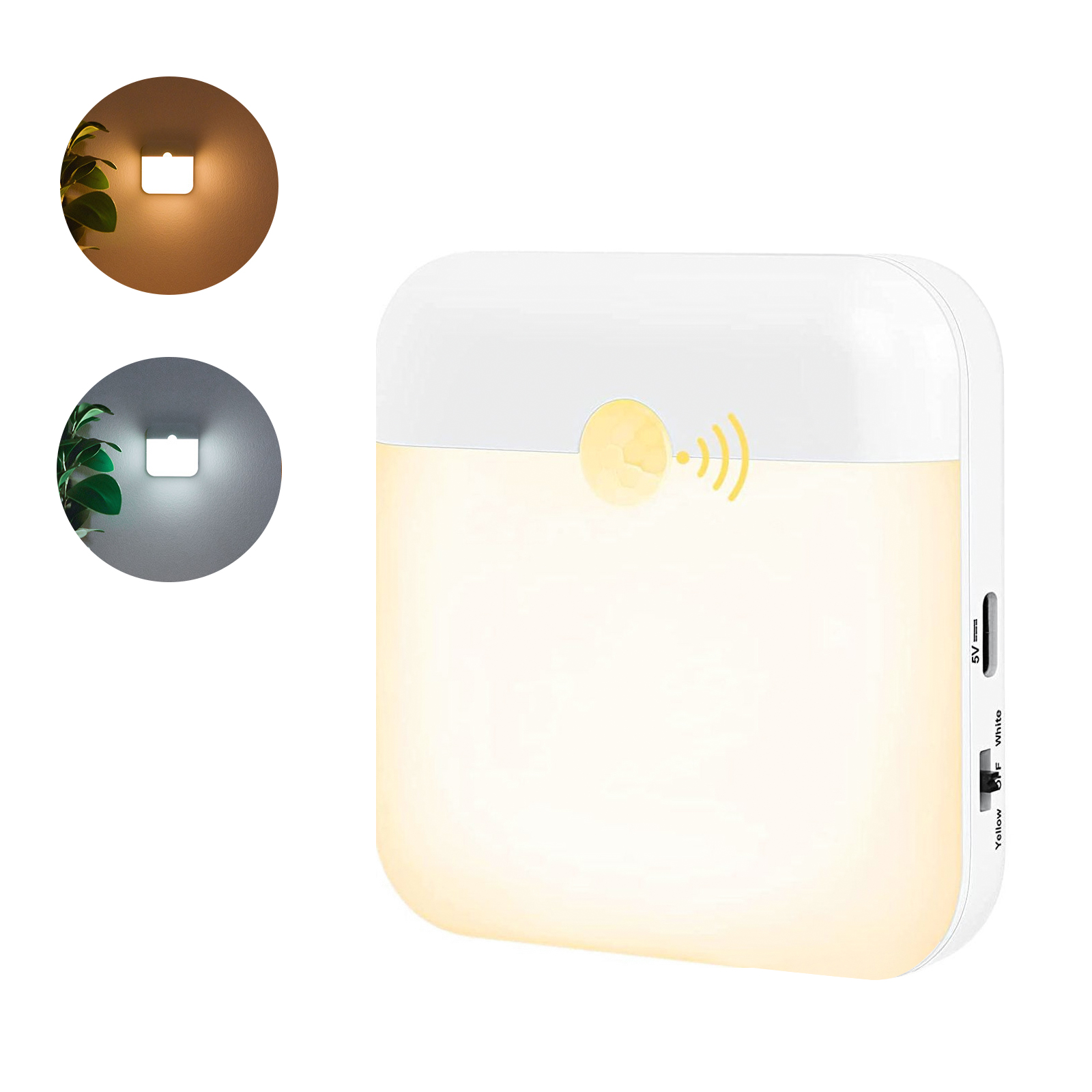 Menselijk lichaam inductie nachtlampje voor slaapkamer keuken gang spaarlamp voor cadeau kamperen zomerfeest home deco