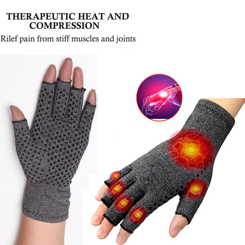 Brand 1 Pair Anti Slip Arthritis Gloves Hand Pain Relief Arthritis Finger Compression