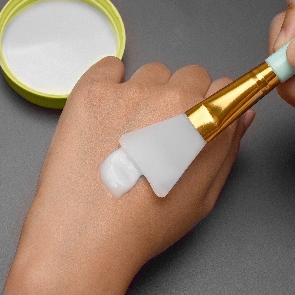 Brocha para maquillaje, 3 uds., cepillo de silicona suave para máscara, aplicación de espátulas para mezclar, herramientas de belleza y cuidado Facial diario