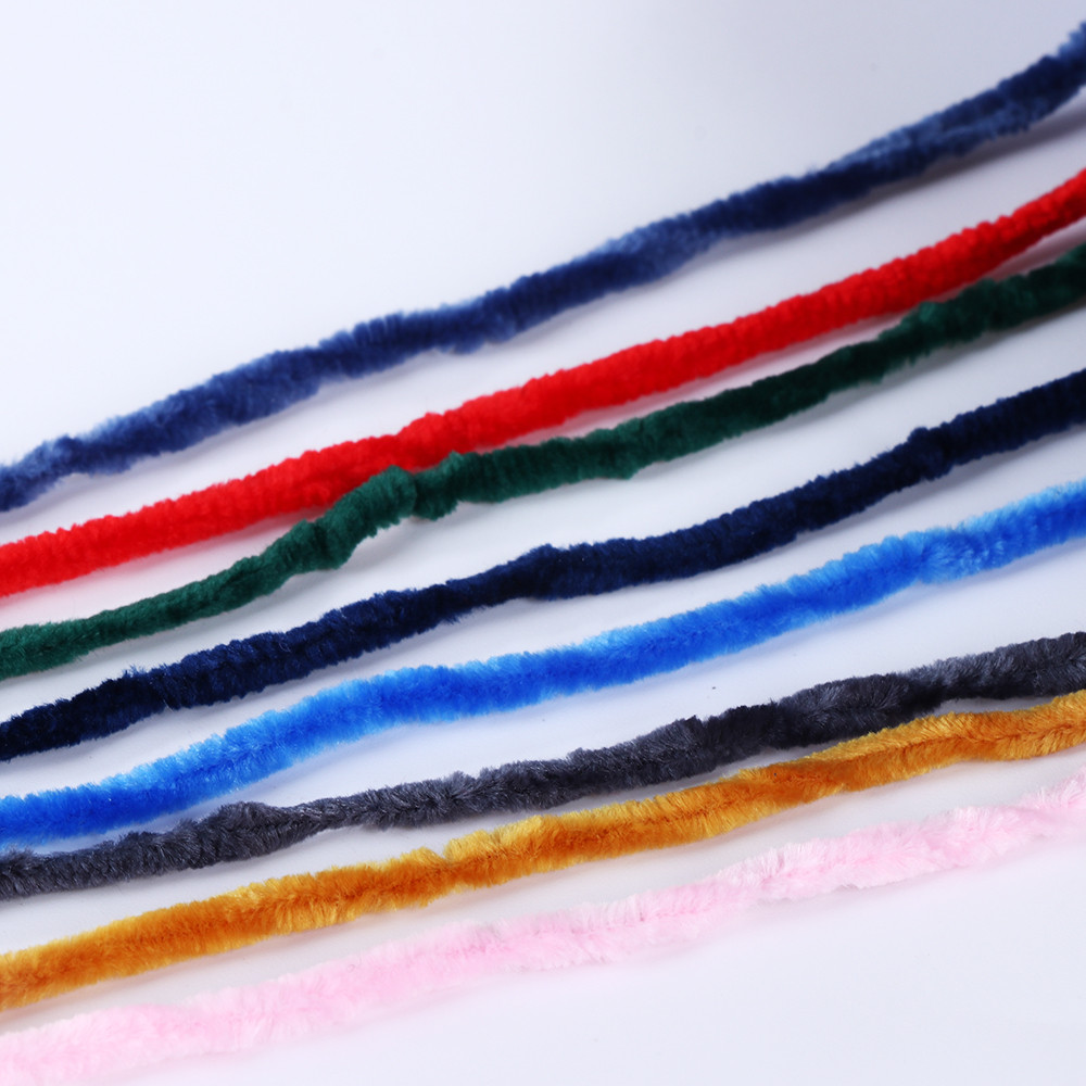 100g Hand geweven Garen Fluwelen Garen Getexturiseerde Polyester Gemengd Katoen Suggereren DIY trui sjaal lijn 4 MM- 5 MM Breien Garen Hand