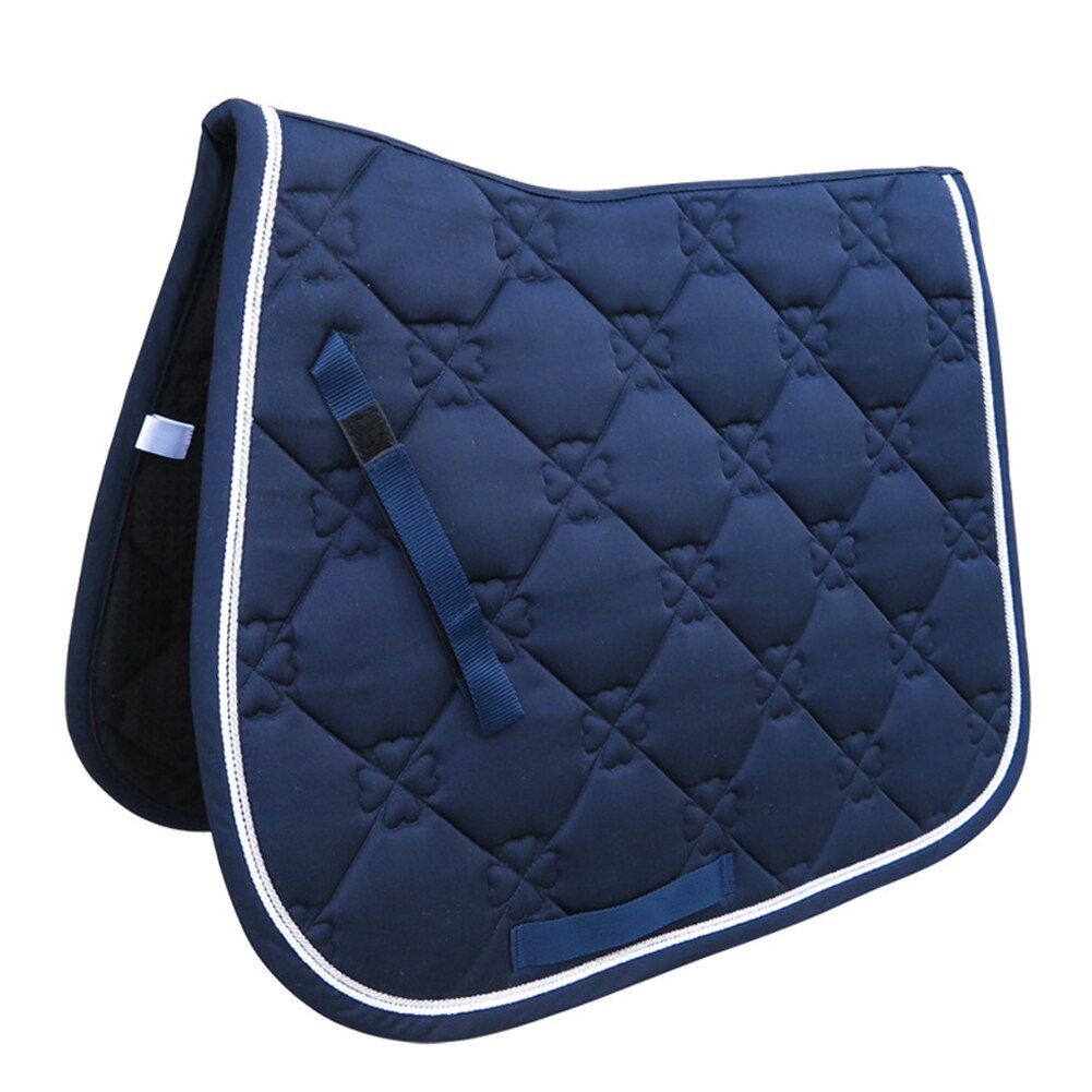 Cubierta de apoyo para todo uso, doma suave que absorbe los golpes, almohadilla para SILLÍN deportivo, equitación, rendimiento ecuestre: Azul