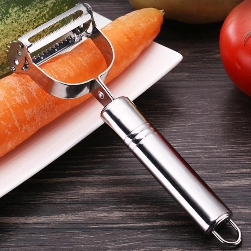 Roestvrij Staal Multifunctionele Dunschiller Julienne Cutter Dunschiller Aardappel Wortel Rasp Keuken Tool