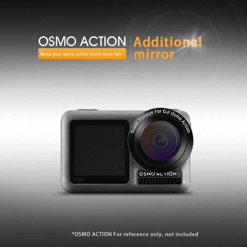 Pour DJI OSMO, accessoire d&#39;objectif de caméra d&#39;action, Macro 15X, lentille Fisheye, verre optique, haute transmission de la lumière, revêtement multicouche