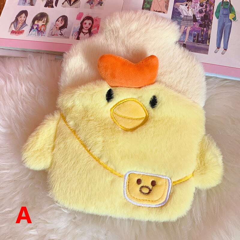 Japonais mignon dessin animé bouillotte hiver en peluche main plus chaude fille portable double couche petit sac d'injection d'eau: 01