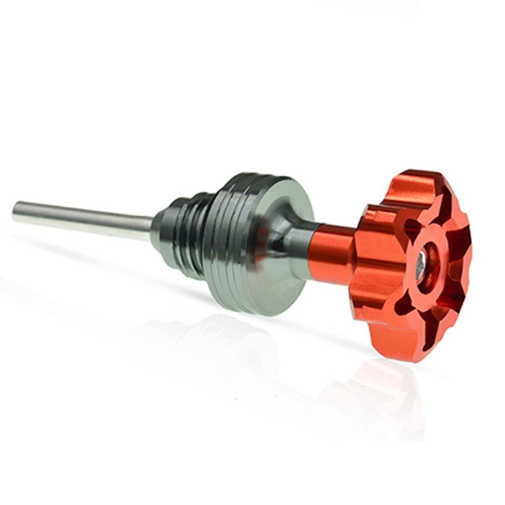 Motorcycle Engine Oil Fuel Tank Dipstick For 110Cc 125Cc Atv Go Kart Dirt Bike: Orange
