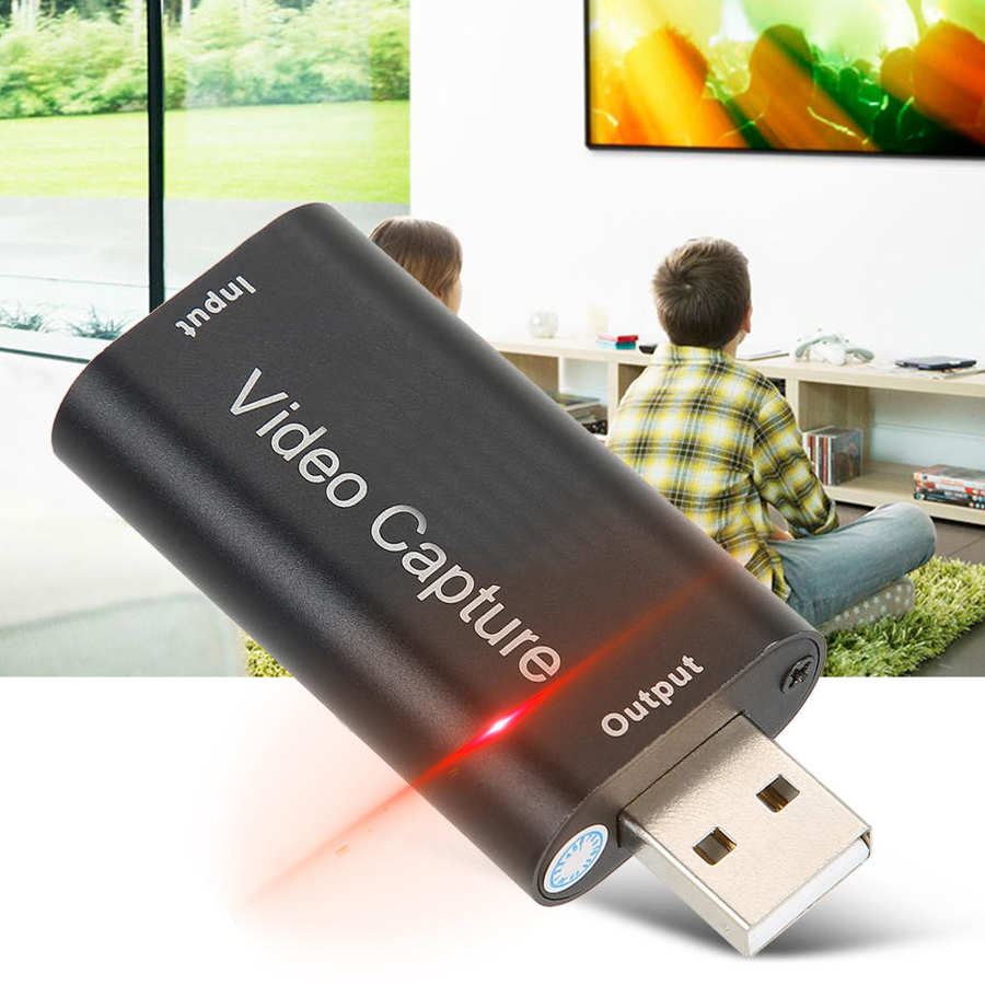 Capture card usb 2.0 hdmi hd video bärbara datortillbehör för liveinspelning / obs