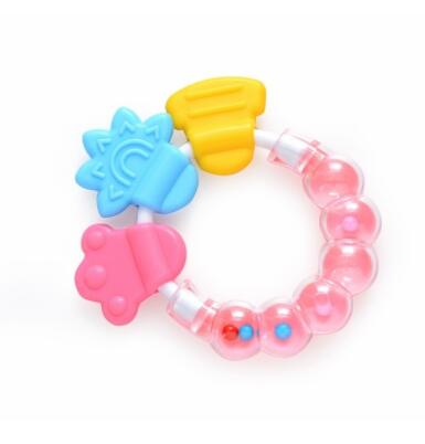 Baby toys 0-12 months early educational Infant baby mobile rattle Plush Toy stoller hanging Rattles Bell Toys: pink rattle