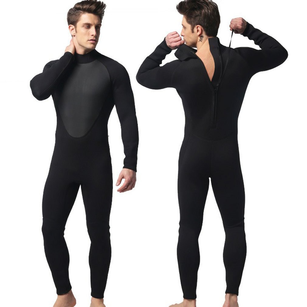 3 millimetri Uomo Muta Freddo E Caldo Vestito di Immersione Subacquea Surf Suit Outdoor Muta Immersioni Neoprene Tessuto Muta