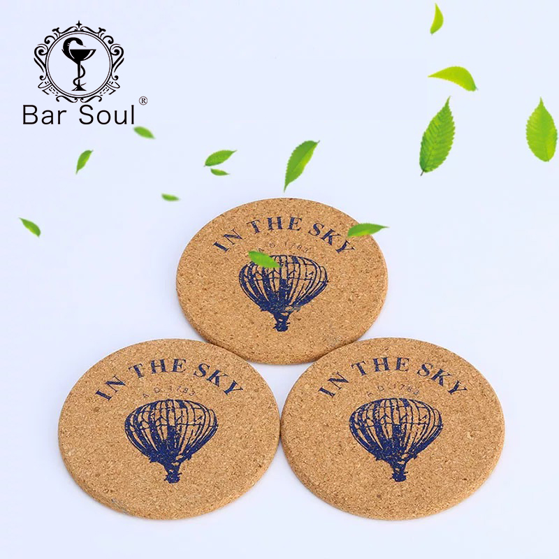 Bar soul cocktail coaster kork coaster cocktail dekoration læder underkop drink coasters bar værktøj frostet stil