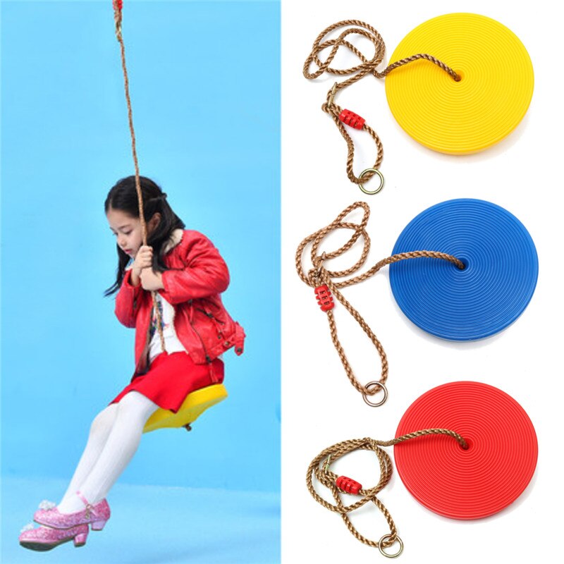 Kinderen Ronde Seat Stoel Swing Kids Boom Schotel Disc Swing Touw Tuin Achtertuin Speeltuin Outdoor Veiligheid Sport Fitness Speelgoed