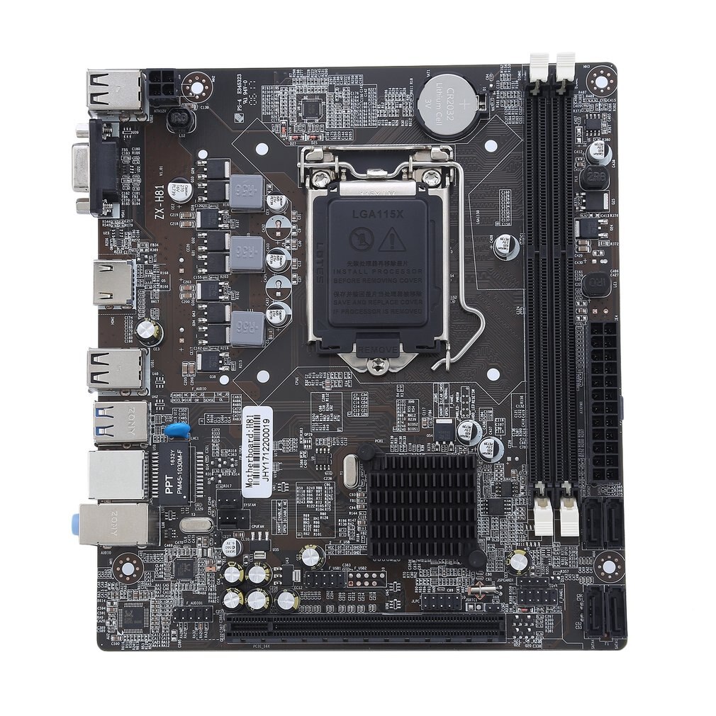 Placa base H81 para Intel H81 LGA 1150 zócalo ordenador de escritorio placa base SATA 6 Gb/s USB 2,0 juegos DDR3 mini-itx