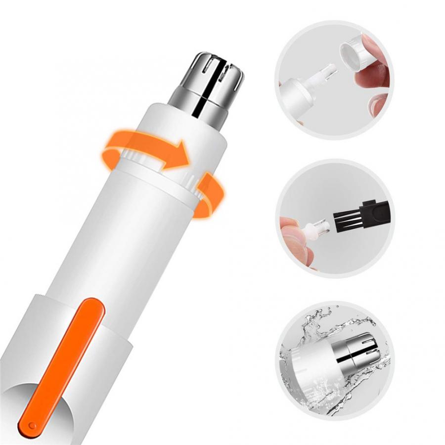 Nose Hair Clipper Pen-Type USB Chargeable Eyebrow Nose Hair Trimmer Shaver Cutting Tool Hair Trimmer
