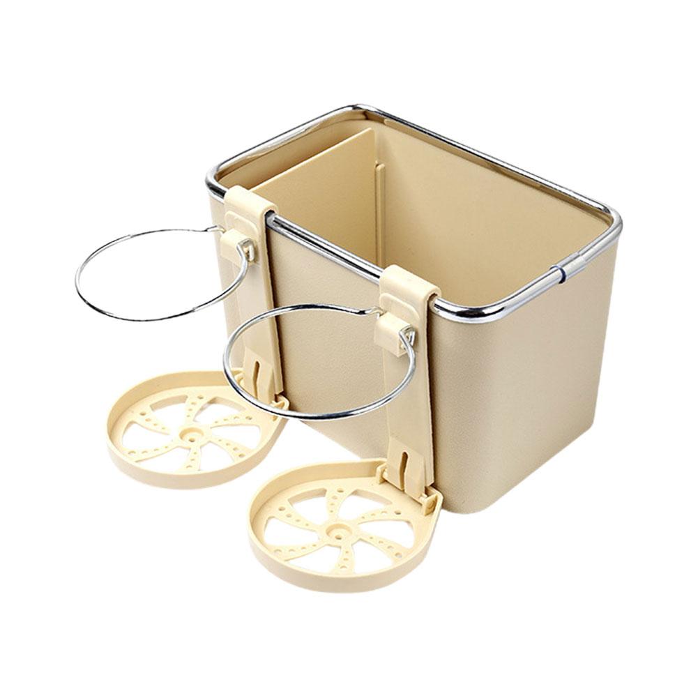 2 STUKS Auto Opbergdoos Armsteun Organisatoren Auto-interieur Opbergen Opruimen Accessoires Voor Telefoon Tissue Cup Bekerhouder