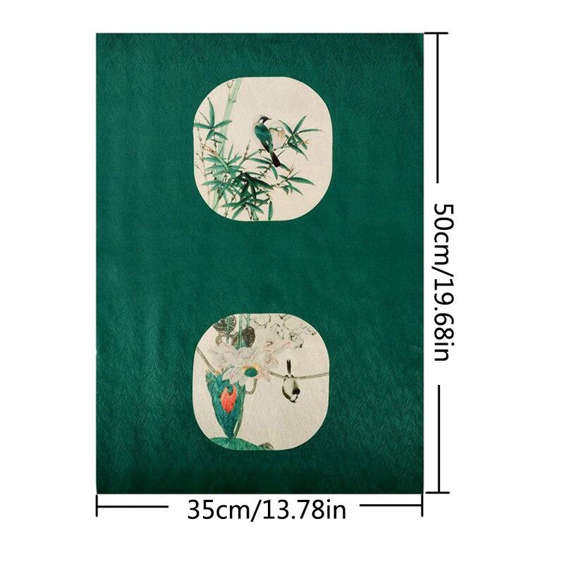 35*50cm Imitation Silk Chinese Style Pattern Fabric Cloth For Sewing Material DIY Bag Craft Material Fabric Textile Patchwork