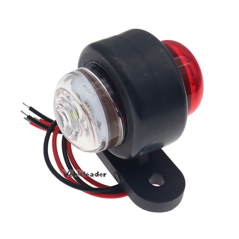 12V/24V 2LED Side Marker Light Truck Light Indicator Trailer Lorry Lamps Van Caravans Safety Turn Signal Lamp Warning Light