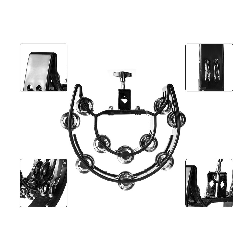 Hand Bell for Party Compact Double Half Moon Drum ... – Grandado