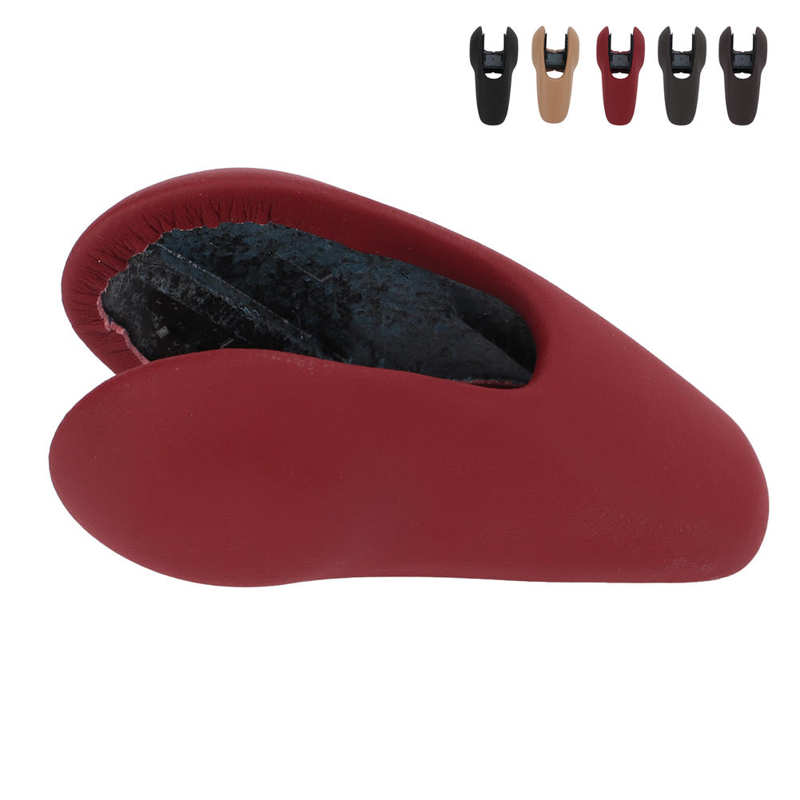 Autocollant pour pommeau de levier de vitesse, garniture en cuir, sensation de main confortable, pour accessoire d&#39;intérieur de voiture