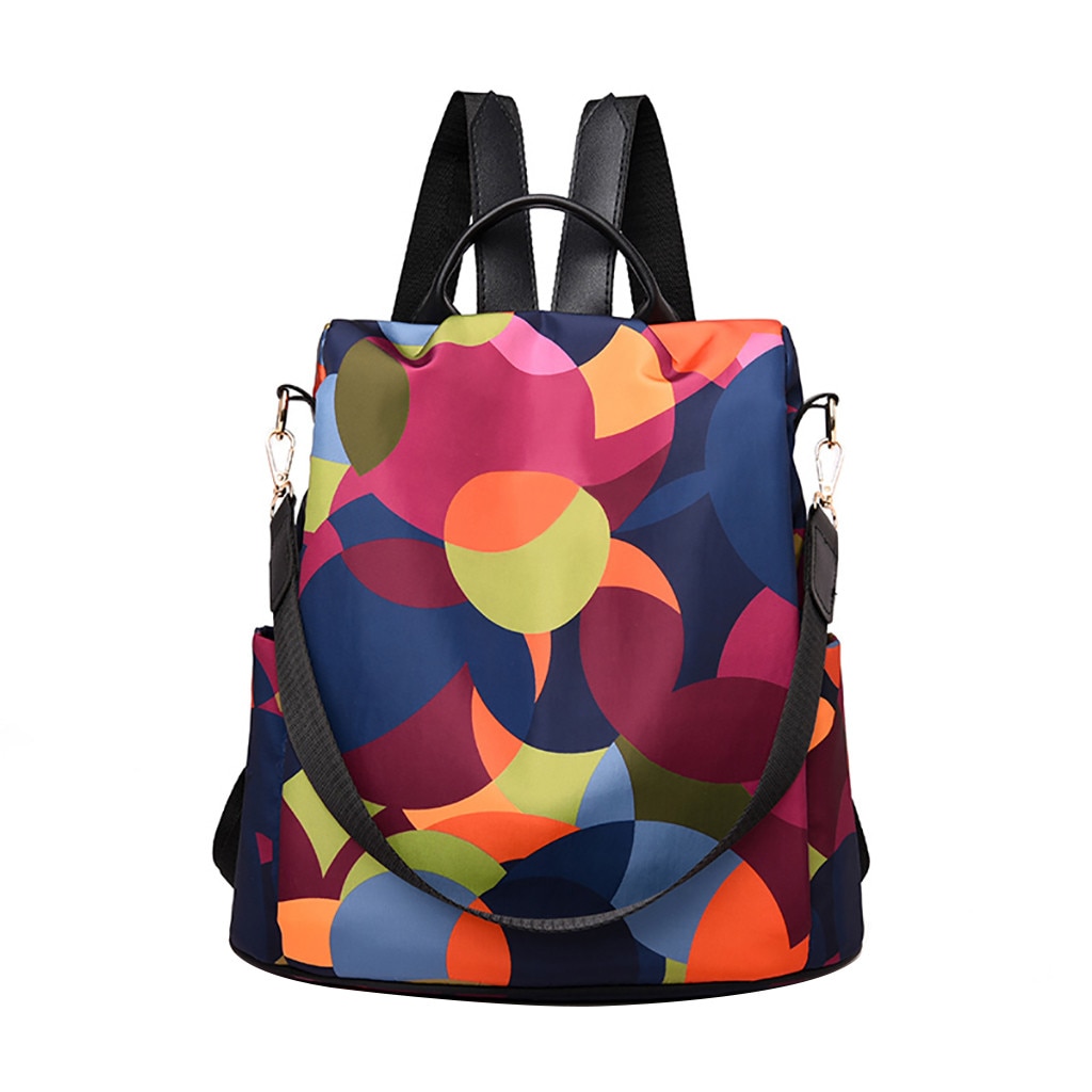 Sac à dos femmes sauvage voyage sacs à dos coloré Oxford tissu étudiant sac sauvage voyage sac à dos coloré Oxford tissu sac à dos May17: Default Title