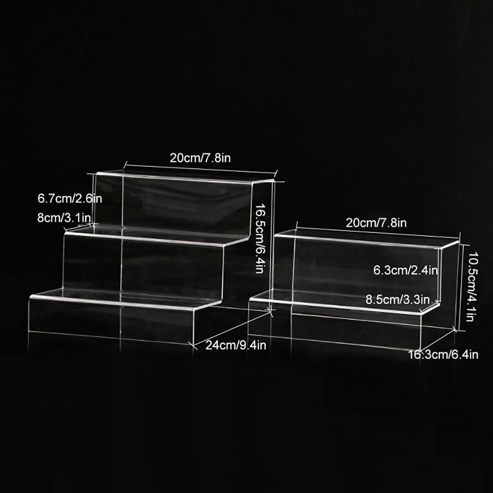 Acrilico Cosmetici chiodo polacco Mensola di Esposizione di Acquisto Contatore cremagliera Di Stoccaggio Cosmetici di Una Coppia di Ceramica Tazza di Scala Cremagliera