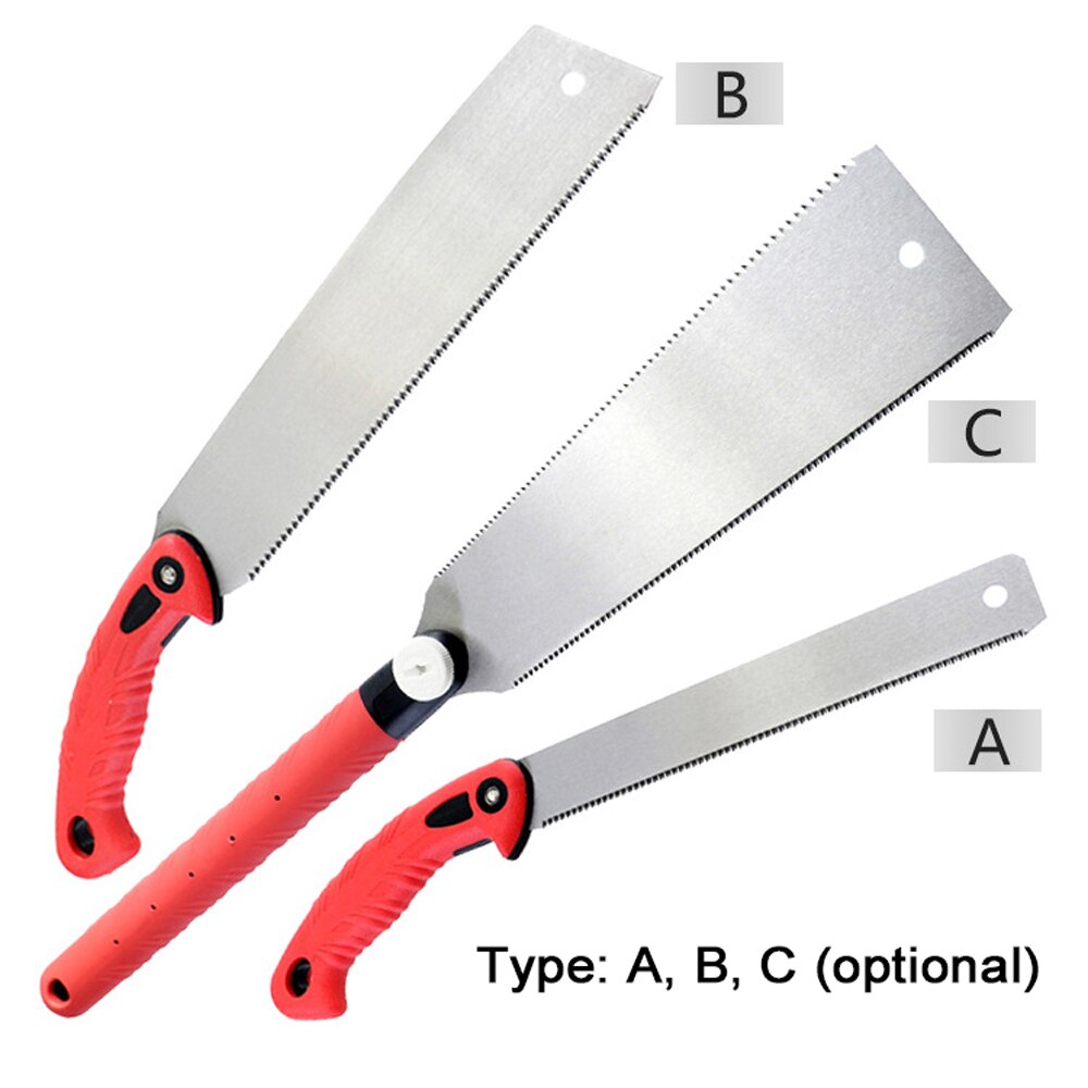 Multifunction Hand Saw TRP Handle Felling Saw Handheld Woodworking Tool for Tenon Wood Bamboo Plastic Cutting