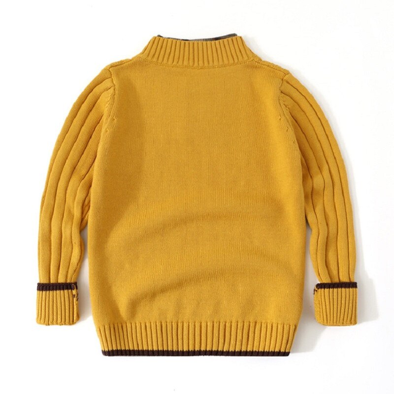 Pull Col Roulé Enfant Garçon/Fille – Manches Longues En Coton Élasthanne, Taille 3-4 à 15-16 Ans