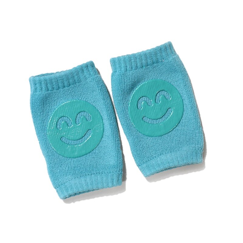 1 Paar Zachte Anti-Slip Veiligheid Kruipen Elleboog Kussen Knie Pad Semi-Gekamd Katoenen Badstof Doseren Baby Baby geboren Peuter Kids: green