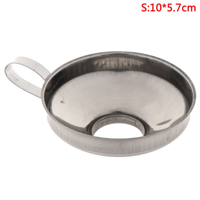 1pc Stainless Steel Wide Mouth Canning Funnel Large Mouth Funnels for Beans Sauces Liquid Oil Grain Salad Dressing Kitchen Tools