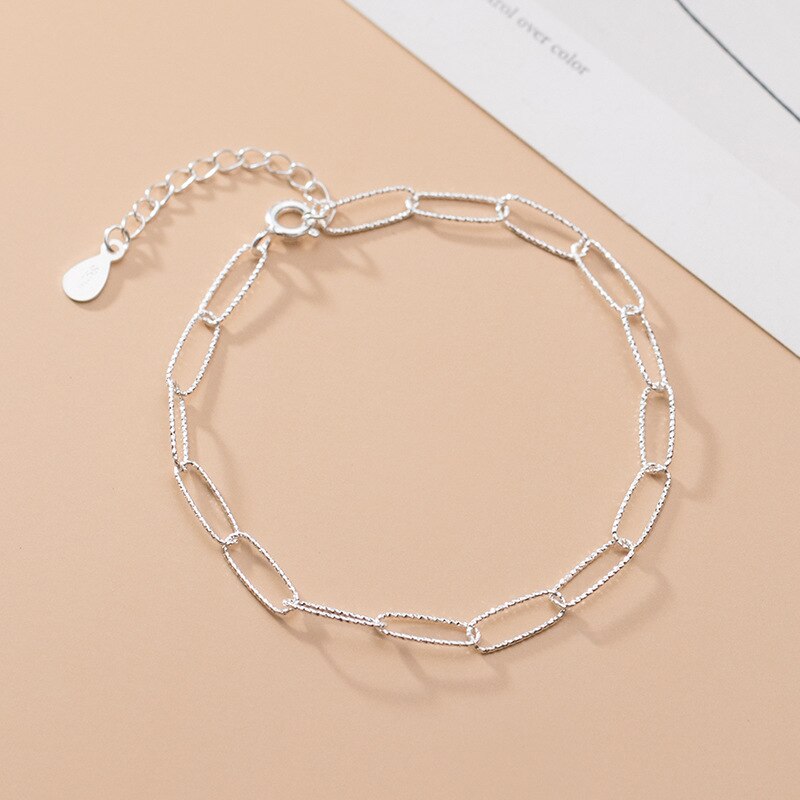 La Monada Ovale Armbanden Voor Vrouwen Zilver 925 Sterling Zilveren Fijne Echt Zilver 925 Sieraden Armband Alleen Keten Vrouwen armband