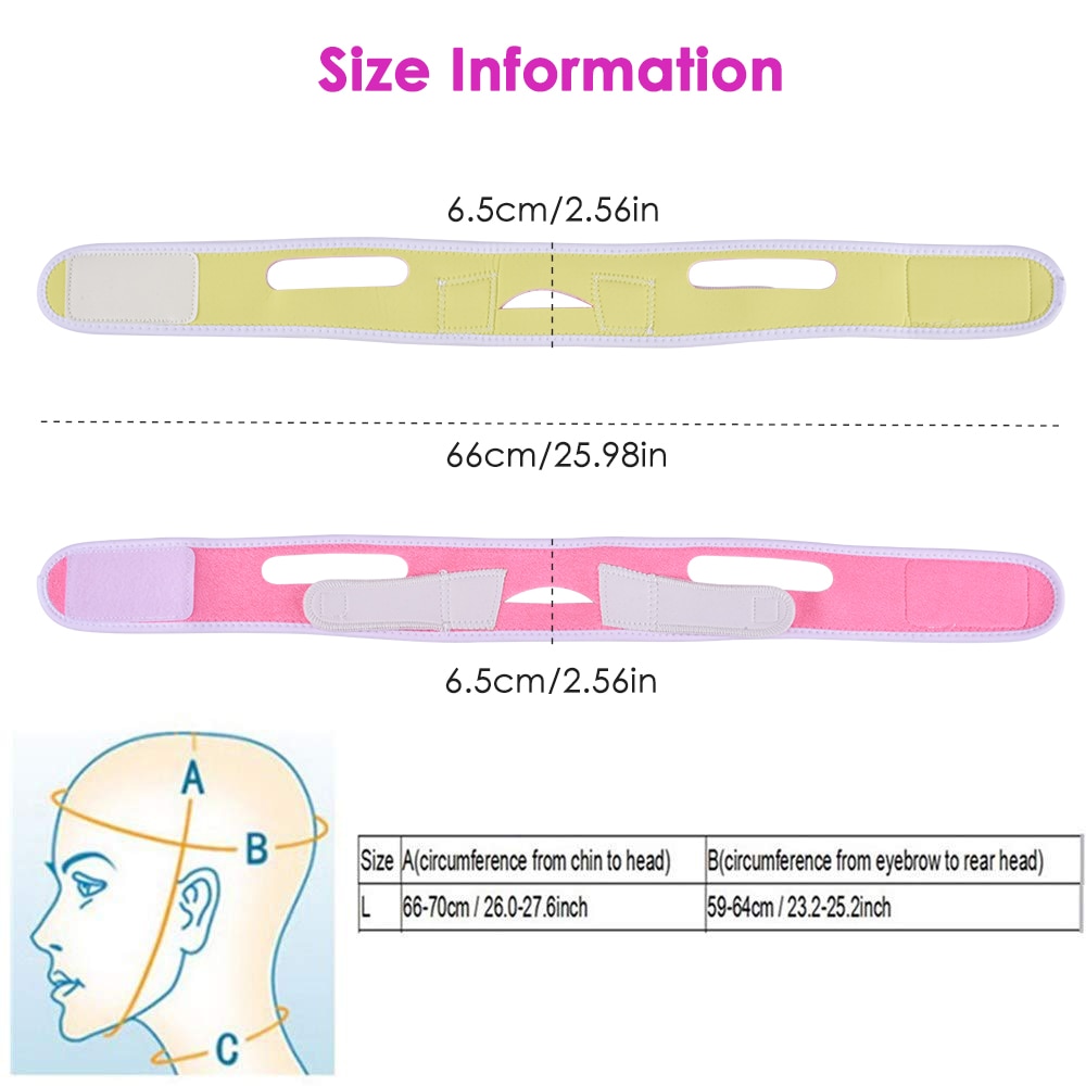 Face Slimming Bandage V-Line Lift Up Mask Belt Face Shaping Jowl Chin Neck Slimming Facial Muscle Thin Band Reduce Double Chin