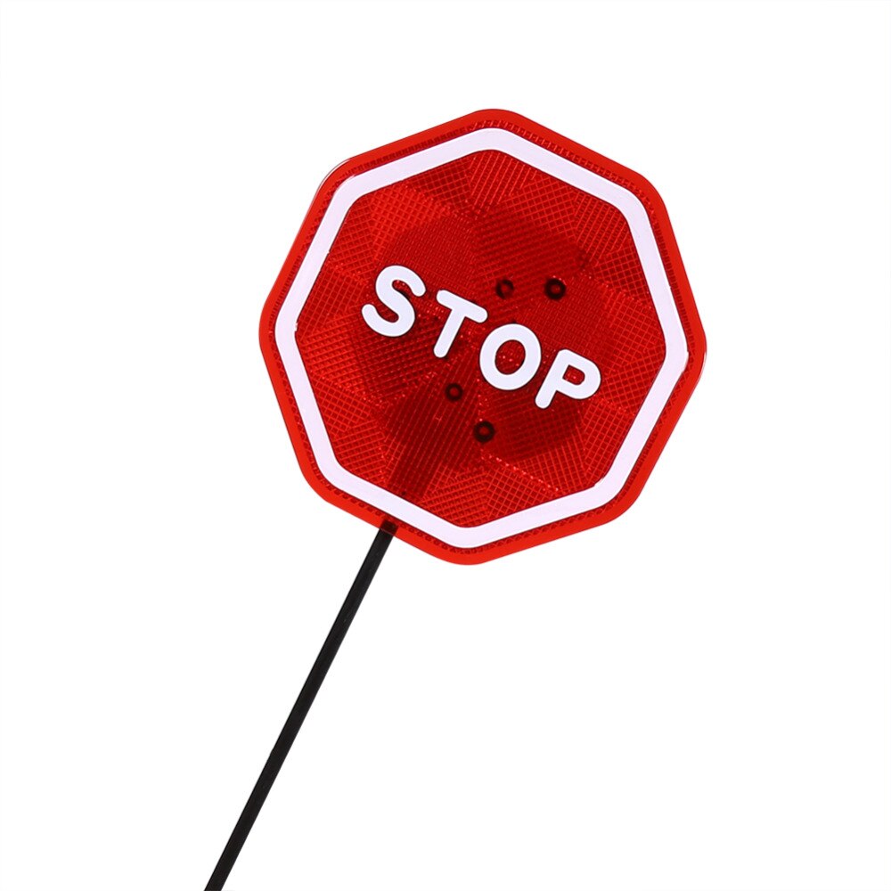 Parking Stop Sensor Comes with complete base, poles, adapters and LED stop sign LEDs will automatically flash For Garage Port