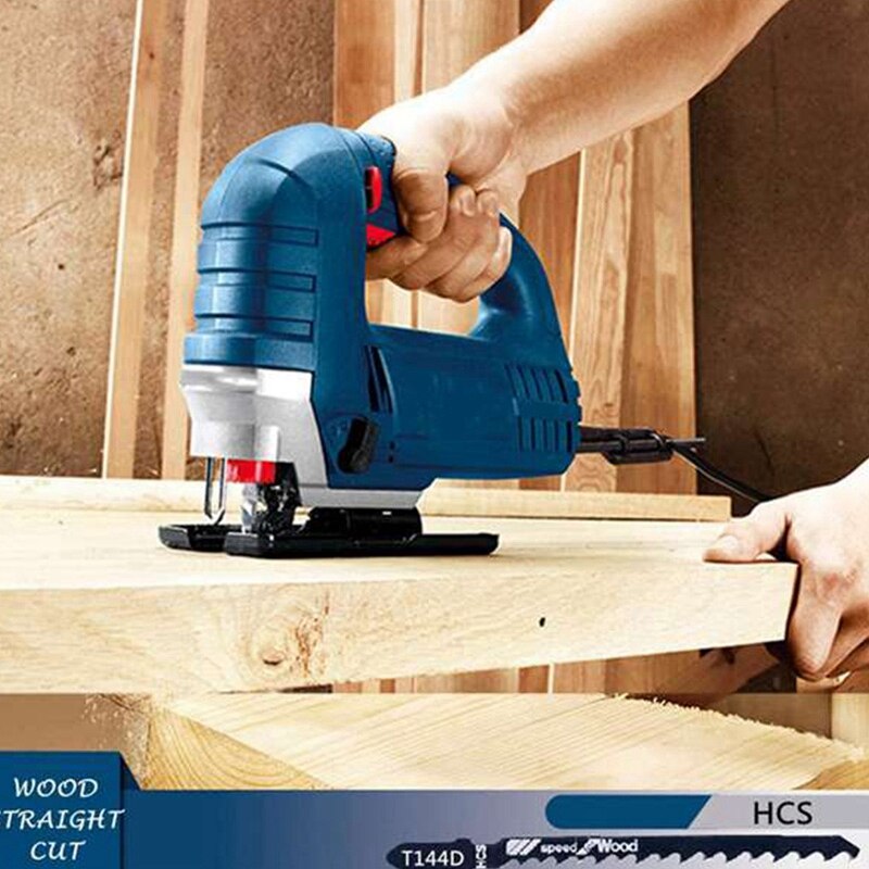 60PCS T Shank Jigsaw Blades Set for Wood Plastic Metal Jig Saws Includes of T118A T144D and T244D for Wood Metal Cutting