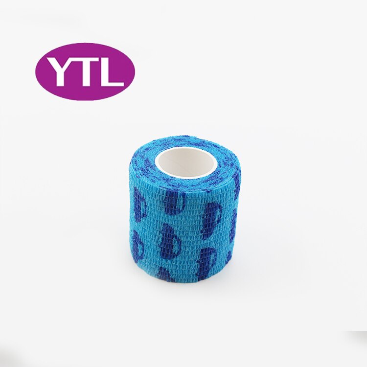 Bandage d'emballage pour animaux de compagnie, respirant, auto-adhésif, élastique, animal de compagnie, chien, chat: YELLOW