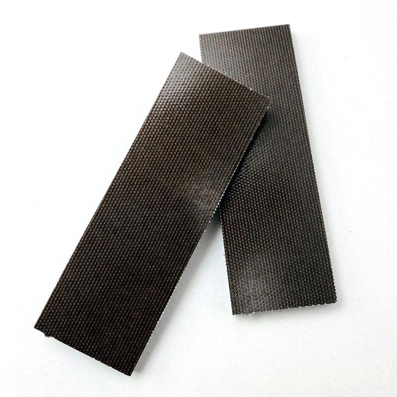 Textura de lona de lino para manualidades, Material para manualidades con mango de cuchillo, tabla de Micarta de lino, 2 piezas