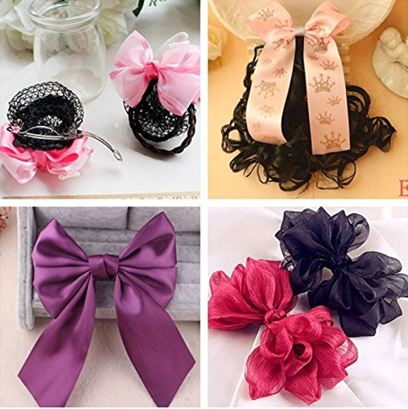 Pasador francés para el pelo, Clip con hebilla automática, Base, lazo, peine, suministros de horquilla para tocados, accesorios para hacer joyas, 10 Uds.