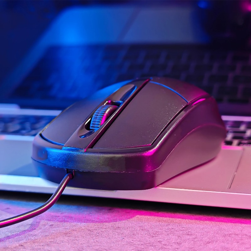 Universal USB Optical Wired Mouse Anti Slip Roller Gaming Computer Mouse for Laptop PC Desktop USB Wired Mice For Home Office