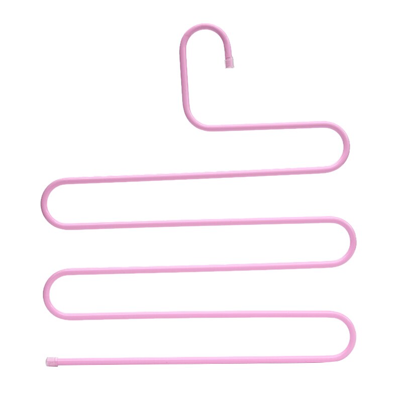Magic Multi-port Support hangers for Clothes Drying Rack Multifunction Plastic Clothes rack drying hanger Storage Hangers 1pcs: pink 36cmx38cm
