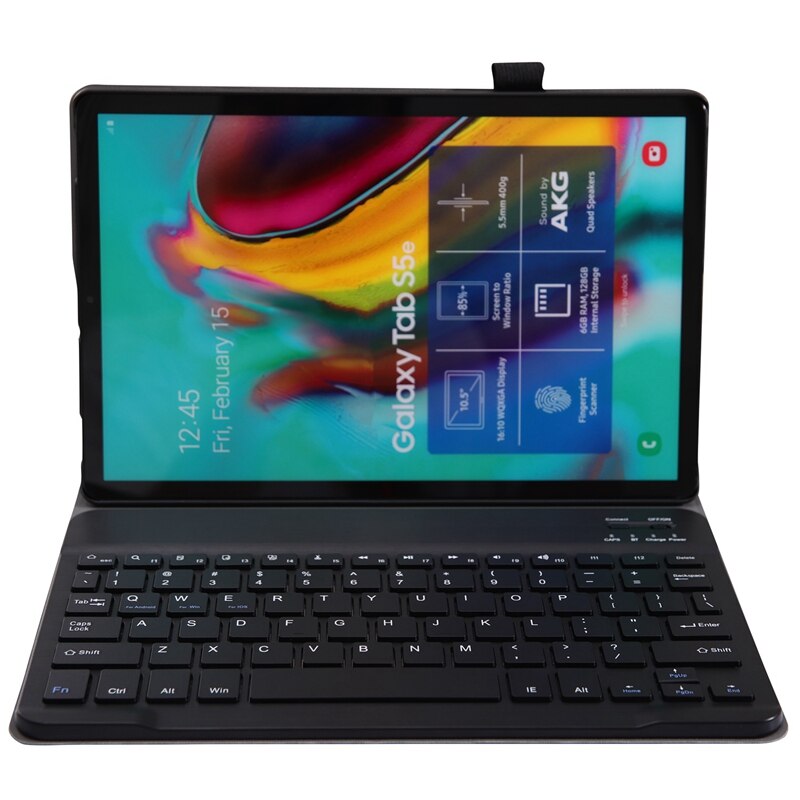 Case Keyboard for Samsung Galaxy Tab S5E 10.5 Sm-T720 Sm-T725 T720 T725 Case for Samsung Tab S5E Keyboard Cover (Black)