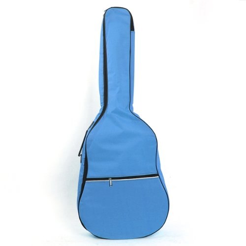 Gig Bag Case Soft Padded Straps for Folk Acoustic Guitar 39 40 41 Inch Sky Blue: Default Title