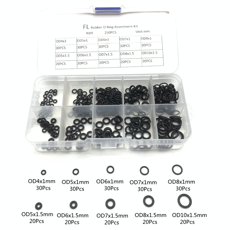 O Ring Gummi Silikon O Ring Dichtung nbr vmq fkm Dichtung O-Ring Nitril Unter Bein scheibe Gummi Oring einstellen Sortiment Bausatz einstellen Kasten Dichtung sring: Elfenbein