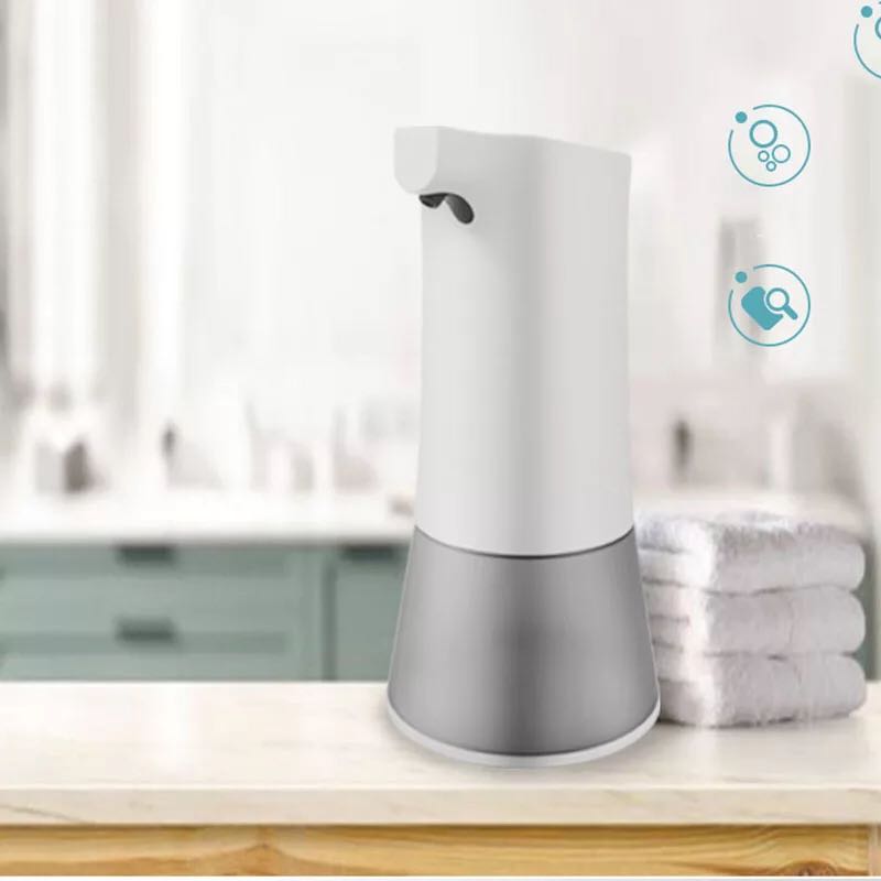 Distributeur automatique de savon mousse sans contact, rechargeable par usb, pour salle de bain, cuisine, bureau, école, entrepôt, montage mural