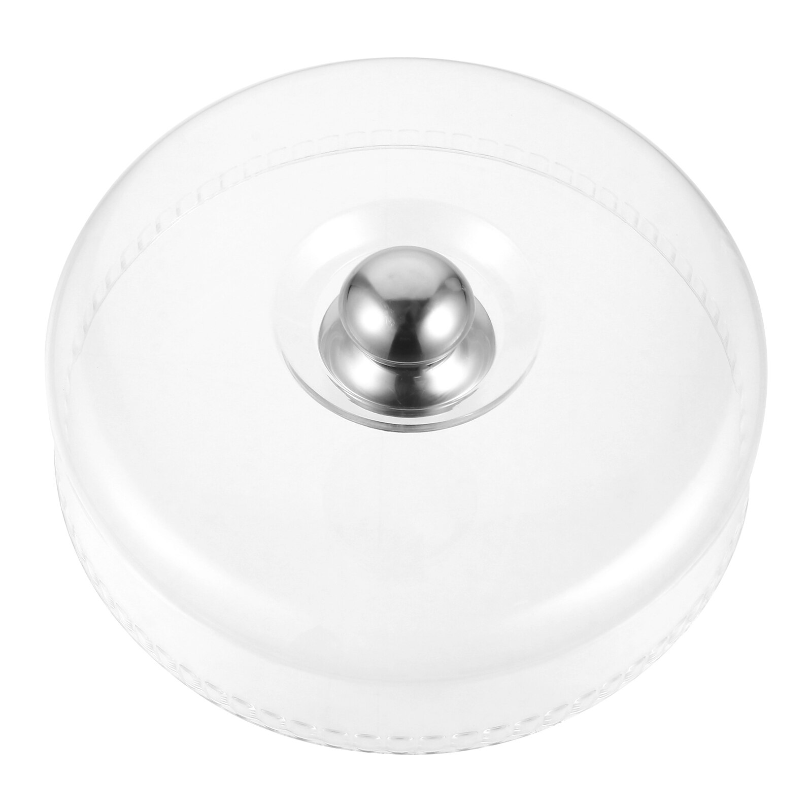 Transparent Lid Snack Tray Cover Cake Display Stand Cake Cover Transparent Dessert Lid Cake Stand Cover Bakery Dust Cover