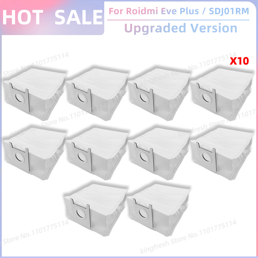Fit For Roidmi Eve Plus SDJ01RM, XCLEA H30 Plus / H40 Plus Parts Main Roller Side Brush Filter Mop Cloth Bracket Bag Accessories