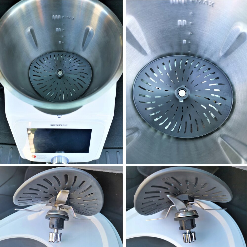 Couvercle de Protection de couteau adapté pour Lidl MONSIEUR CUISINE connecter Machine de CUISINE avec ensembles de spatule rotative 1 pièce